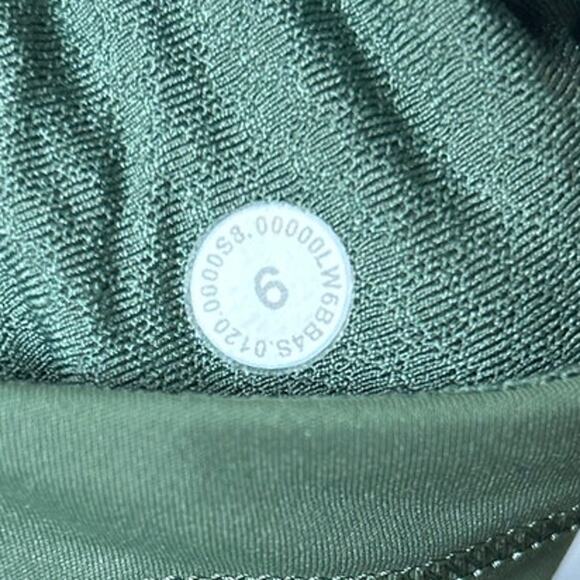 NWOT Lululemon Align HR Ribbed Panel Waist and Cuff Carob Brown (green) Size 6 - Picture 7 of 11